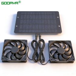 12 V Solarventilator, Solarladegerät, Abluftventilator, Ventilator, Solarpanel-betriebener Ventilator, Luftabsauger für Hunde, Hühnerstall, Wohnmobil, Gewächshausventilator