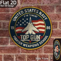 US Navy F-14 Tomcat Fighter Metall-Wandschild, 20,3 x 20,3 cm, Retro-Heimdekoration, Geschenk für Top Gun Fans, Büro, Wohnzimmer