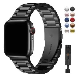 Klassisches Correa-Edelstahl-Correa für Apple Watch 10 46 mm 42 mm Band Ultra 2 49 mm 9 8 7 6 5 4 SE 45 mm 44 mm 41 mm 40 mm 3 38 mm Armband