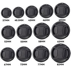 Kamera-Objektivdeckel, hochwertig, 40,5 mm, 49 mm, 52 mm, 55 mm, 58 mm, 62 mm, 67 mm, 72 mm, 77 mm, 82 mm, Snap-on-Objektivdeckel vorne für Kamera