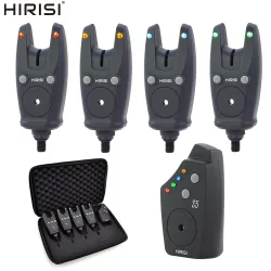 Hirisi S5 Karpfen Angeln Biss Alarme Angeln Biss Anzeige Wasserdichte Drahtlose Angeln Alarm Set Angeln Zubehör
