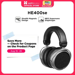 Hifiman, HIFIMAN HE400SE Stealth-Magnete Over-Ear-Kopfhörer mit offener Rückseite und planarer Magnetkabel in voller Größe