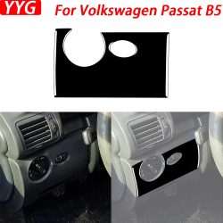 Für Volkswagen Passat B5 2001-2005 Klavier Schwarz Lenkung Linke Seite Scheinwerfer Schalter Control Panel Trim Abdeckung Auto innen Aufkleber