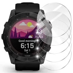 9H gehärtetes Glas für Garmin Fenix 8 7X 6X Pro 7 6 7S 6S 5 5S Solar AMOLED Displayschutzfolie Glas Anti-Kratz-Film Zubehör