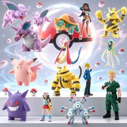 Anime Pokemon Figuren Maßstabsgetreue Weltfiguren Gengar Torterra Nidoking Magneton Electivire Garchomp Actionfiguren Sammlermodell Spielzeug Geschenk
