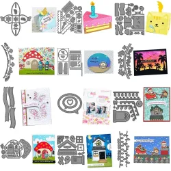 Kuchen Scheibe Box Schmetterling Leckerli Box Metall Schneiden Stirbt Präge Gestanzt Für DIY Karte Machen Scrapbooking Handwerk Liefert