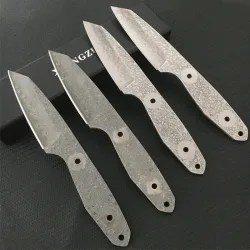 DIY Halbzeuge VG10 Damaskus Stahl Messer Blank Angeln Outdoor Camping Outdoor EDC Werkzeuge Billets Klinge Streifen Messer