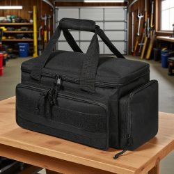 14-Zoll Robuste Werkzeugtasche Mehrzweck-Arbeitsorganizer für Handwerker, Schreiner, Langlebige Tragbare Werkzeugaufbewahrung