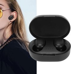 A6S Drahtlose Bluetooth-Kopfhörer mit Touch-Steuerung, Sport-Headset, LED-Anzeige, Stereo-Sound für Mobiltelefone