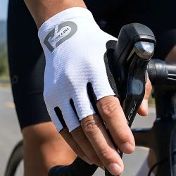 GTUBIKE Fahrradhandschuhe, stoßfeste Fahrradhandschuhe mit halben Fingern, atmungsaktive, stoßfeste kurze Fahrradhandschuhe, Sommerhandschuhe mit hoher Elastizität