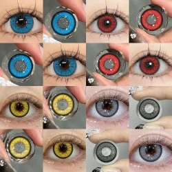 JeweLens, JeweLens Cosplay Corlor Kontaktlinsen Anime Farbige Schüler 12 Monate 1 Paar