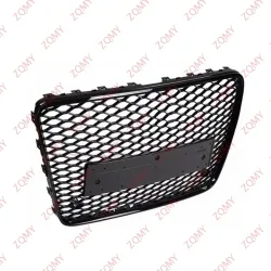 Mit/logo für audi q7 q7l sq7 2012-2015 2005 Auto Front stoßstangen grill Mittel platte Styling oberen Grill (für Rsq7 Stil ändern)