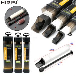 Hirisi 5M Karpfen Angeln PVA Mesh Mit Rohr Lösliche Fisch Refill Karpfen Angeln Feeder Angeln Zubehör 18/25/37mm
