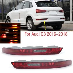 Für Audi Q3 2016 2017 2018 Auto Hinten Stoßstange Bremslicht Schwanz Erwärmung Blinker Reflektor Lampe