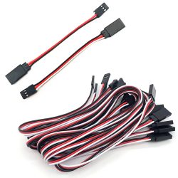 15 cm 30 cm 50 cm Servo-Verlängerungskabel Draht 3-poliges Servo-Verlängerungskabel Kabel männlich auf weiblich für RC-Auto-Hubschrauber-Boot-Servo