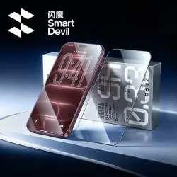 SmartDevil Vollflächiger Displayschutz aus gehärtetem Glas für iPhone 18 Pro Max 17ProMax 16Pro Bildschirmschutz für iPhone 18Pro HD Anti-Blaulicht