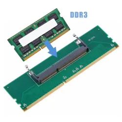 Laptop SO-DIMM zu Desktop DIMM Speicheradapterkarte, DDR3 DDR4 RAM-Anschlusskonverter