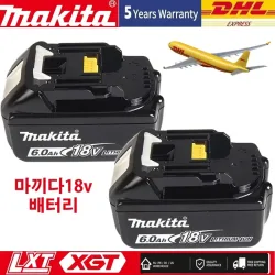 100% Original Makita 18V Akku BL1850B BL1850 BL1860 BL 1860 BL1830 BL1815 BL1840 LXT400 6,0Ah für Makita Werkzeuge und Bohrmaschinen