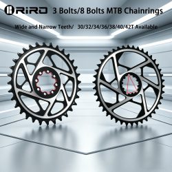 RIRO MTB Kettenblatt 30-42T 3/8 Bolzen Direktmontage Mountainbike Kurbelgarnitur 9-12 Gang Narrow Wide Zähne Fahrrad Ersatzteile