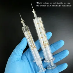 Glas-Spritze Industrielle Dosierspritze 5ml/10ml Metall-Stumpfnadel Labor-Injektor Nicht-Medizinischer Tintenfüller Probenentnahmespritze