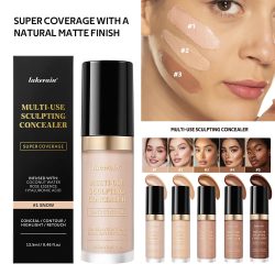 Langanhaltender Concealer, matte Foundation, Mehrzweckcreme, ölfrei, Highlight und Retouch, Gesichts-Make-up-Produkte für Frauen