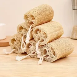 Natürlicher Ägyptischer Luffa-Peeling-Schwamm, Ägyptischer Dusch-Luffa-Schwamm Körperpeeling für Frauen und Männer