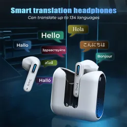 2026 Sprachübersetzer-Ohrhörer HTC NE49 TWS Gaming-Kopfhörer mit Geringer Latenz Bluetooth HiFi-Stereo-Sound HD-Anrufe mit Mikrofon