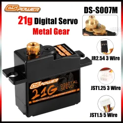 DSPOWER 21g Metallgetriebe Micro Digital Servomotor 4,8~6,0V 4,2KG Drehmoment für 1/18 1/16 Rc Autos Mjx Hyper Boat Roboter Zubehör