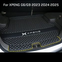 Kofferraummatte für XPENG G6 XPENG G9 2023 2024 2025 Zubehör Hauptpolster Nachrüstung der speziellen Kofferraumpolster für den Innenraum