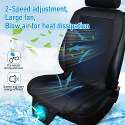DC 12V 3D Spacer Auto Sommer Cool Air Sitzkissen mit 8Fan schnell blasende Belüftung Sitz Kühlung Pat gekühlten Sitz