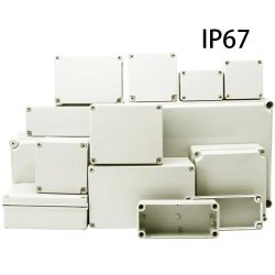 Anschluss-ABS-Box für elektronische Projekte, elektrisches Kabel, IP67, wasserdichte Kunststoffgehäuse für den Außenbereich, DIY versiegeltes Gehäuse, Kabelbox-Set