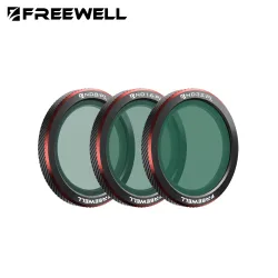 Freewell 3er-Pack Magnetfilter ND, UV, CPL, ND/PL, Glow Mist 1/4 Filter Kompatibilität DJI Neo 2 Kamera Fotografie Zubehör