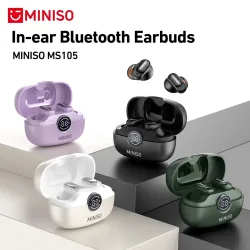 MINISO MS105 Bluetooth-Kopfhörer In-Ear-Ohrhörer Weiche Ohrhörer Drahtlose Kopfhörer Wasserdicht IPX5