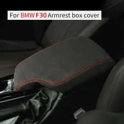 Für BMW F30 F31 Zubehör 3 4 Serie F34 F35 F32 F36 F80 F82 F83 2013-2019 Mittelarmlehne Konsole Box Leder Abdeckung Trim