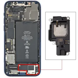 MHCAZT, Lautsprecher für iPhone X XR XS 11 12 13 Mini Pro Max, Ersatz-Lautsprechereinheit für den unteren Sound