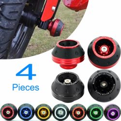 Universal Motorrad Rad Schutz Crash Pad Motorrad Crash Protektoren Legierung Motocross Fallende Gabel Slider Tassen