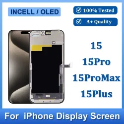 Für iPhone 15 15Pro 15ProMax 15Plus LCD Incell OLED 3D Touch Display Bildschirm Ersatzteile Digitizer-Baugruppe