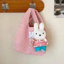 Heißer Cartoon Miffy Serie Plüsch Spielzeug Anhänger Exquisite Kreativität Nette Gefüllte Puppe Rucksack Schlüsselbund