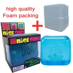 Sensorischer Stressabbau-Würfel Schylling Needoh Nice Cube Fidget-Tool Schreibtisch-Sensorik-Würfel für Angstlinderung und Konzentration für Erwachsene und Kinder
