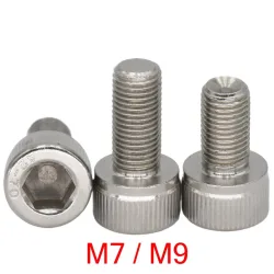 M7 M9 1mm 1,25mm 1,5mm Feingewinde DIN912 304 Edelstahl Innensechskant-Zylinderkopfschraube