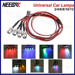 RC LED Licht Kit Scheinwerfer für 1/10 1/8 1/12 RC Auto Lkw Crawler Drift Auto Scheinwerfer Rücklicht TRAXXAS HSP HPI MN99 MN90 Wltoys