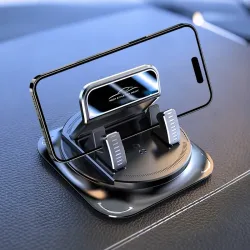 Auto-Handyhalterung Rutschfeste Silikon-Armaturenbrett-Handyhalterung 360-Grad Freie Rotation Universelle Head-Up-Navigationshalterung