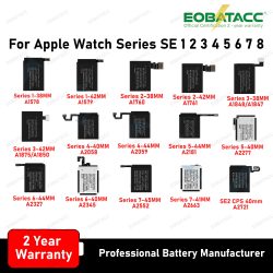 Original Batterie Für Apple Uhr Serie SE 1 2 3 4 5 6 7 8 Bateria Für IWatch S1 S2 S3 LTE S4 S5 S6 S7 S8 38/40/41/42/44/45/49mm