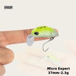 Kingdom 2-teiliger Minnow-Köder, 2,3 g, 37 mm, schwimmender S-förmiger harter Wobble-Topwater-Swimbaits, künstlicher Köder zum Forellen-Barschangeln