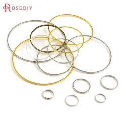 Durchmesser 8mm bis 80mm runde Messing geschlossene Ringe Verbindungs ringe Schmuck machen Ergebnisse mehr Farbe kann gewählt werden