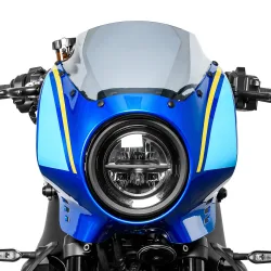 WOLFLINE Frontscheinwerferabdeckung für Yamaha XSR900 2022-2025 Scheinwerfer-Windschutz Effektive Windblockierung für den täglichen Stadtfahrverkehr & Freizeitfahrten auf Landstraßen