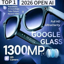 for meta 2026 TOP 1 KI für Meta Smart Glasses mit 8MP Kamera, Videoaufnahme, Übersetzung in über 100 Sprachen, Sonnenbrille mit Bluetooth-Anruffunktion und Musikwiedergabe