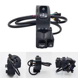 4-in-1-Multifunktions-wasserdichter Kombinationsschalter für Elektrofahrzeuge, universelle Lenkerhupe, 7/8 Zoll, 22 mm, Elektroroller