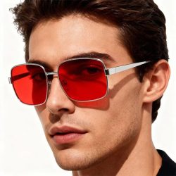 2026 Neue Luxus Metall-Sonnenbrille Unisex Retro Eckiger Rahmen Outdoor Sonnenschutzbrille UV400 Modischer Street-Style Schattierungen