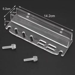 1PCS Aquarium Anlage Werkzeuge Lagerung Rack Acryl Aquarium Wasser Gras Reinigung Werkzeug Halter Halter für Pinzette Schaber Schere